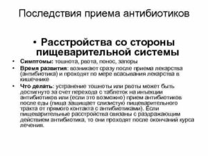 Что делать, если появился запор после приема антибиотиков