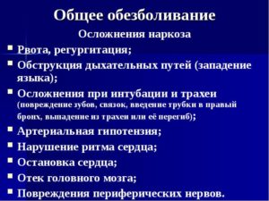 Анестезия в гинекологии. Внутривенный наркоз – показания, алгоритм, препараты, возможные последствия