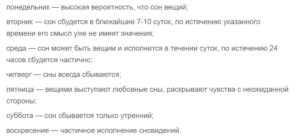 Сон с 30 на 31 мая. Когда снятся вещие сны по дням недели. Значение снов по дням недели с понедельника по воскресенье