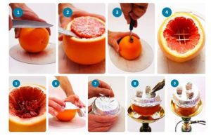 Как делается кальян на фруктах. Как сделать фруктовую чашу