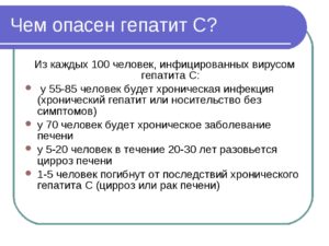 Насколько опасен гепатит С для окружающих? Чем страшен гепатит с для того кто заболел и для окружающих