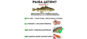 Какая рыба полезна для детей? Рыба детям