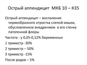 Мкб 10 острый аппендицит неуточненный. Острый аппендицит