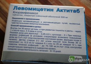 Левомицетин от поноса: инструкция по применению. Левомицетин от поноса