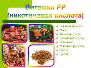 В каких продуктах содержится витамин рр. Витамин PP: чем полезен и где содержится