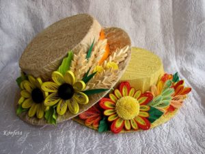 Украшение шляпы для праздника осени. Осенняя шляпа своими руками из разных материалов