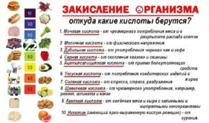 Продукты создающие щелочную среду в организме. Кислые и щелочные продукты питания: что необходимо знать