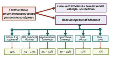 Шизофрения передаётся по наследству или приобретенное заболевание? Передается ли шизофрения по наследству