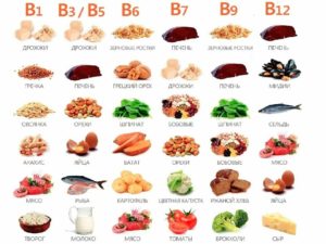 В каких фруктах содержится витамины группы в. В Каких Продуктах Содержится Витамин B