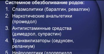 Современные методы обезболивания при родах: медикаментозное и естественное обезболивание. Обезболивание самостоятельных родов: показания, противопоказания, последствия