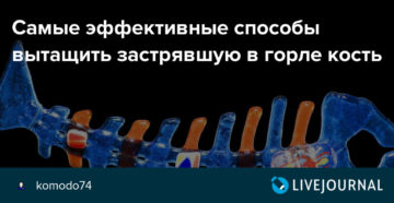 Застряла кость от курицы в горле. Что делать, если косточка застряла в горле