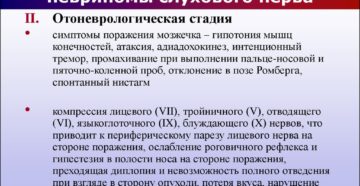 Симптомы невриномы слухового нерва: лечение традиционными и народными средствами. Питание при невриноме